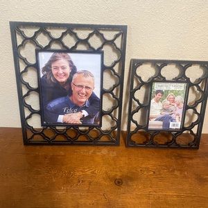 Black Plastic photo Frames 8x10 5x7